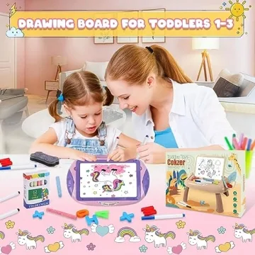 Cokzer Toddler Drawing Board for Creative Learning