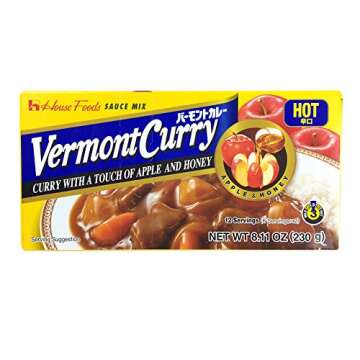 [ 2 Packs ] House Foods Vermont Curry Hot 8.11 Oz (230g)