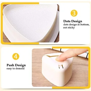 Onigiri Rice Ball Mold Set Two Sizes for Easy Sushi