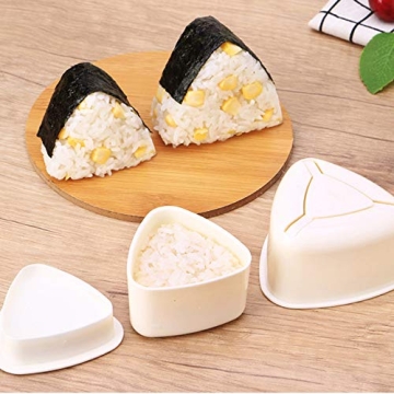 Onigiri Rice Ball Mold Set Two Sizes for Easy Sushi