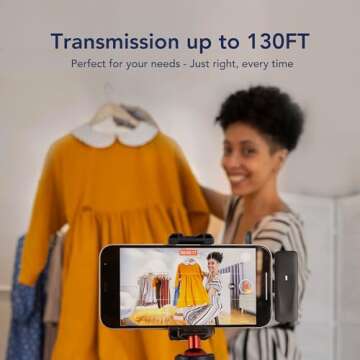 RGBlink Lavalier Mic for iPhone 16,15 Pro Max, Android