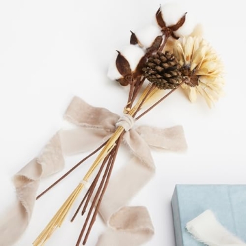 Keypan Gray Velvet Ribbon for Gift Wrapping & Decorations