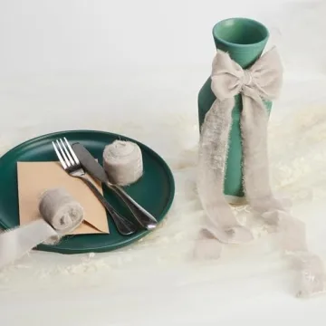 Keypan Gray Velvet Ribbon for Gift Wrapping & Decorations