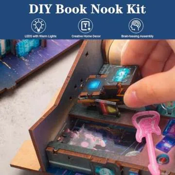 DIY Miniature Book Nook Kit for Endless Creativity