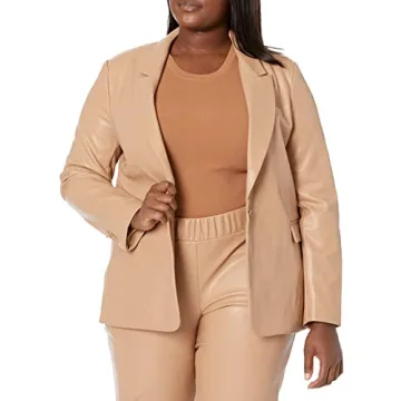 The Drop Anouk Blazer for Women in Camel - Stylish Comfort