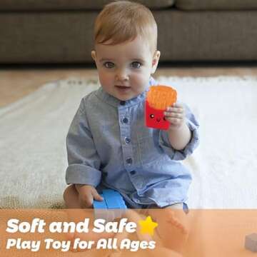 Anboor Squishys Food Fries Chips Toy - Cute Stress Relief