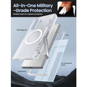 Durable i-Blason Case for Galaxy Z Fold 7 with Stand