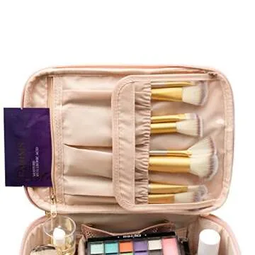 OCHEAL Large Travel Makeup Bag for Organized Cosmetics