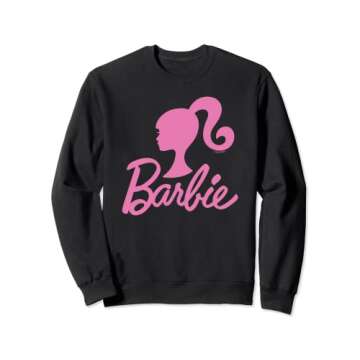Barbie Pink Logo Sweatshirt - Iconic Style Meets Comfort for All Ages