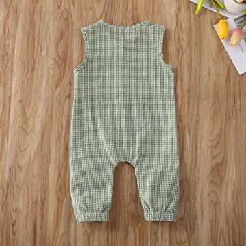 Mubineo Infant Unisex Summer Sleeveless Romper Jumpsuit 0-6 Months