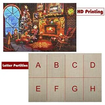 Lavievert 1000 Piece Christmas Wooden Puzzle for Family Fun