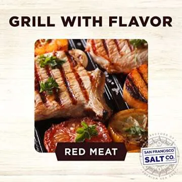 Italian Black Truffle Sea Salt 4 oz. Glass Shaker by San Francisco Salt Company