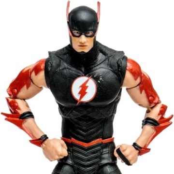 DC Speed Metal Flash Barry Allen 7IN Figure with Lightning Effects