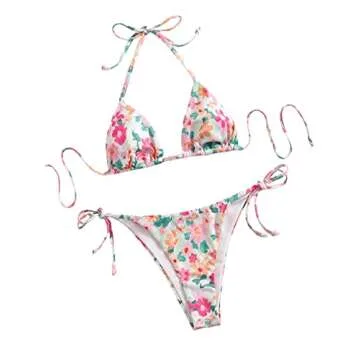 Chic SweatyRocks 2 Piece Triangle Bikini for Women