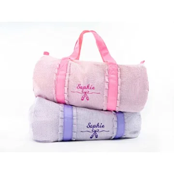 Personalized MT WORLD Pink Ballet Duffle Bag for Kids
