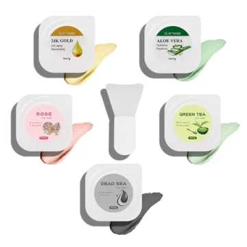 ClayCo! 10 Piece Clay Mask Set for Radiant Skin