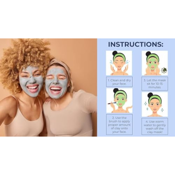 ClayCo! 10 Piece Clay Mask Set for Radiant Skin