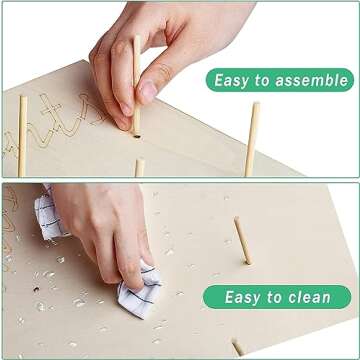 XIGUI 2 Pack Donut Wall Display Stand for Party, Wedding, Event, Brunch, and Birthday Use, Decorative Doughnut and Bagel Holder, Pop-Up Tabletop Placement, Laser Engraved Bamboo