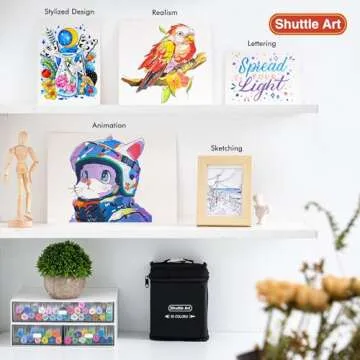 Shuttle Art Dual Tip 51 Marker Set for Artists and Students