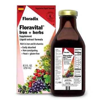 Floravital Iron & Herbs Vegan Gluten-Free Supplement