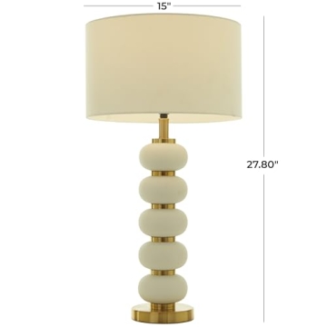 CosmoLiving Metal Table Lamp with Modern Design Accent