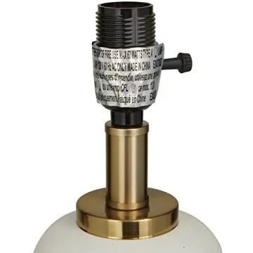 CosmoLiving Metal Table Lamp with Modern Design Accent