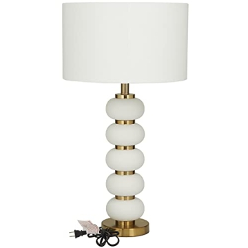 CosmoLiving Metal Table Lamp with Modern Design Accent