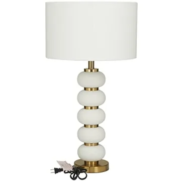 CosmoLiving Metal Table Lamp with Modern Design Accent