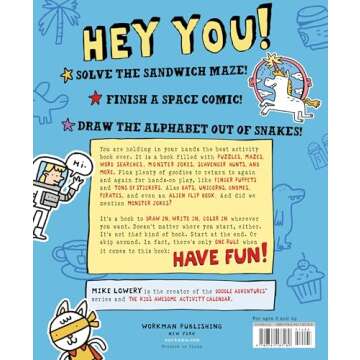 The Ultimate Kid's Awesome Activity Book: Games, Puzzles, and Mazes for Hours of Fun!