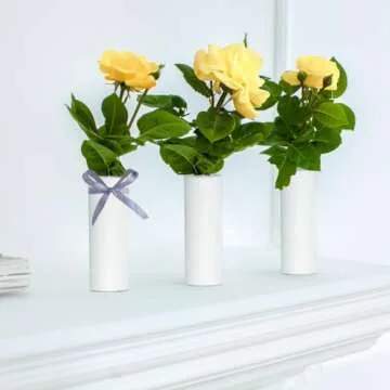 White Foam Cylinders - 6pcs DIY Crafting Rods