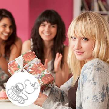 Stylish Metal Hair Clips for Thick Hair - 2Pcs Set