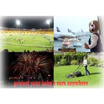 PORMUCAL Baby Ear Protection Ear muffs For 3 Months To 2+ Years Noise Reduction Hearing protection For Infant And Toddlers With Cat Ear. (pink)