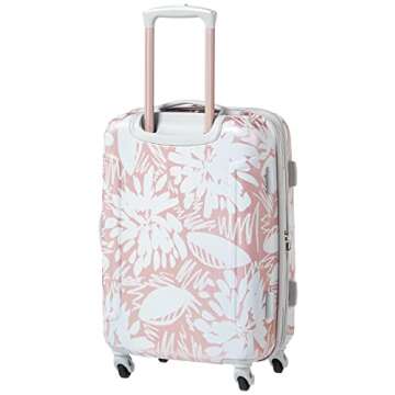American Tourister Moonlight Hardside Expandable Luggage with Spinner Wheels, Ascending Gardens Rose Gold, Carry-On 21-Inch