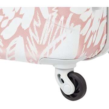 American Tourister Moonlight Hardside Expandable Luggage with Spinner Wheels, Ascending Gardens Rose Gold, Carry-On 21-Inch