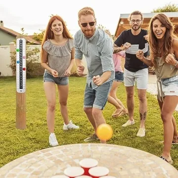 Teamaze Metal Cornhole Scoreboard: Portable & Durable Score Keepers