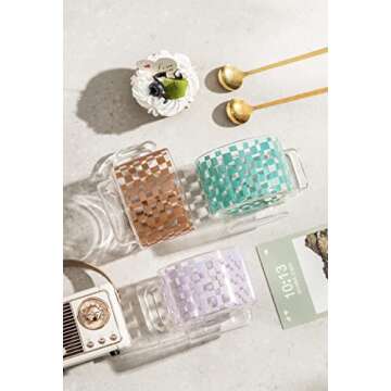 RYUHYF Mug Cup, Glass Cup,Coffee Tea Cup,Milk Cup,Juice cup,Lovers Cups,Set 1 Pieces, Microwave and Dishwasher Safe(Orange)