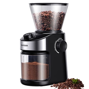 SHARDOR Electric Coffee Grinder with 25 Grind Sizes and Timer