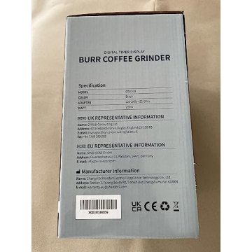 SHARDOR Electric Coffee Grinder with 25 Grind Sizes and Timer