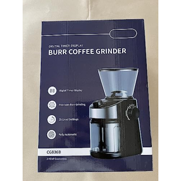 SHARDOR Electric Coffee Grinder with 25 Grind Sizes and Timer