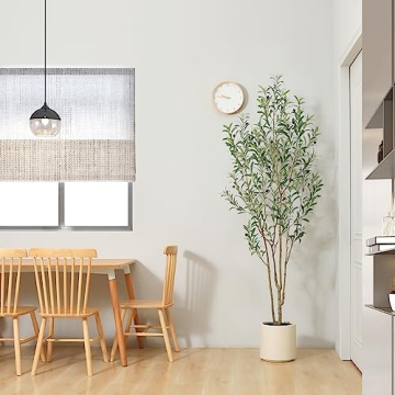 Stylish LOMANTO 7 ft Olive Tree for Home Decor