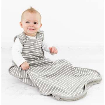 Woolino Merino Wool Baby Sleep Bag for All Seasons