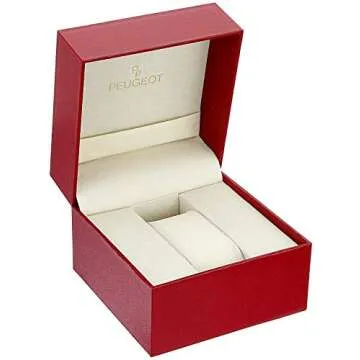 Peugeot Classic Vintage Leather Watch for Men