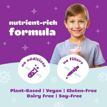 Organifi Kids: Protect - Everyday Immune Support for Kids with Elderberry, Acerola Cherry and Zinc - Berry Flavored Immunity Powder - Plant-Based, Vegan, and No Gluten, Dairy or Soy - 15 Servings