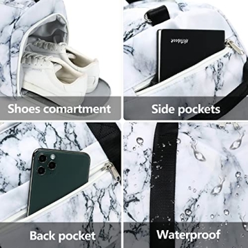 Durable Sport Gym Duffle Bag with Shoe Compartment