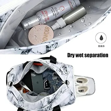 Durable Sport Gym Duffle Bag with Shoe Compartment