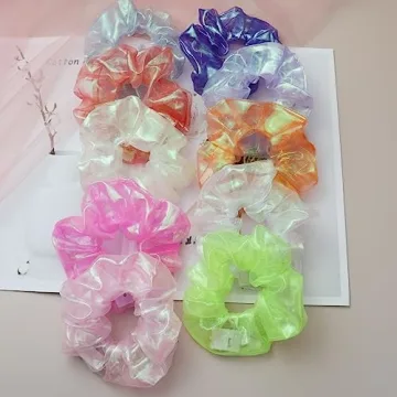 Glow in the Dark Light Up Scrunchies for Parties