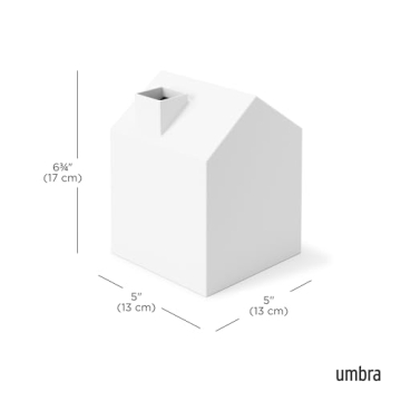 Umbra Casa Tissue Box Cover - Whimsical House Design