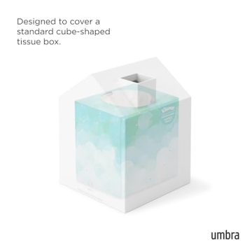 Umbra Casa Tissue Box Cover - Whimsical House Design