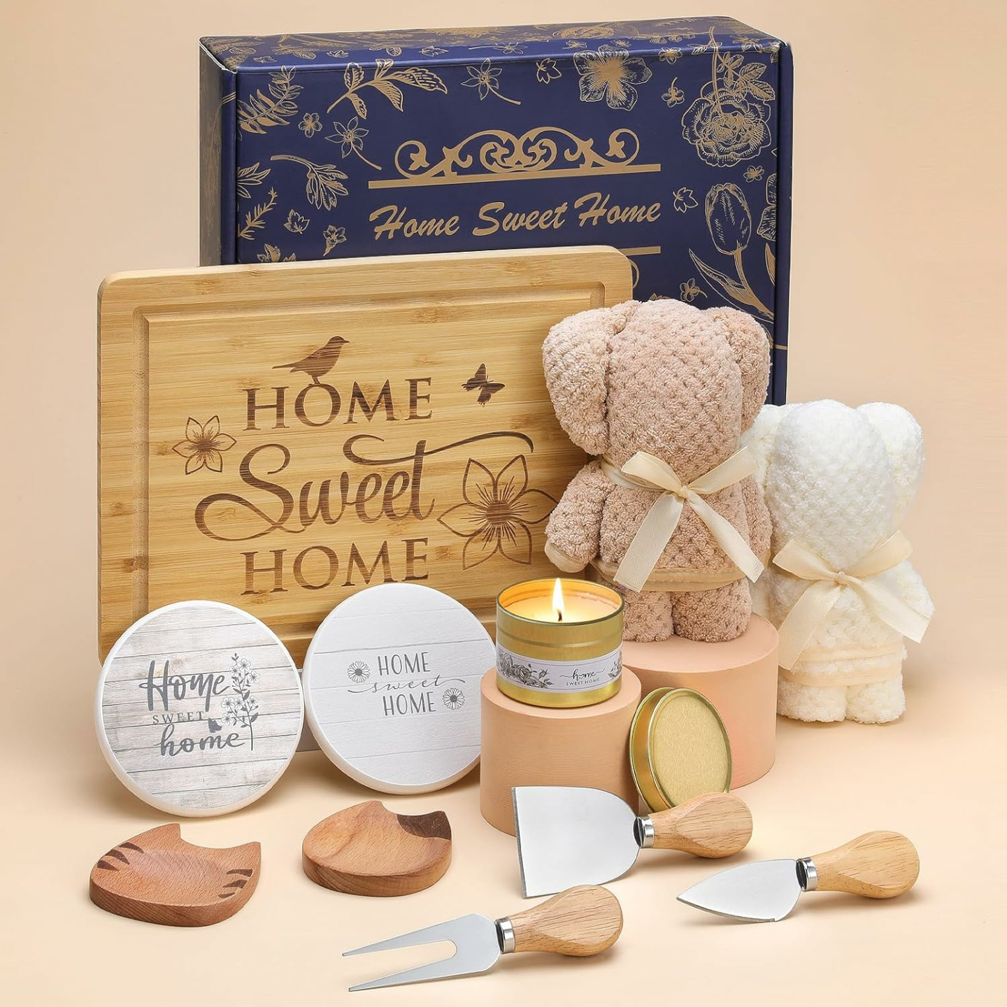 Gifts: 10Pc Housewarming Gift Basket for New Home