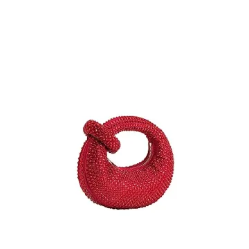 JW PEI Women's Abacus Top Handle Bag - Artifical Crystal Red - Mini